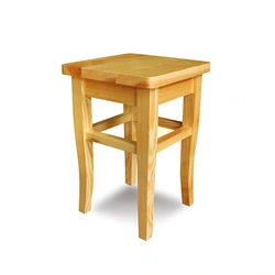 Stools for the kitchen made of wood photo