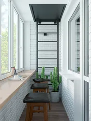 Loggia Design With Fire Escape