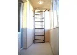 Loggia design with fire escape