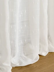 Linen tulle for bedroom photo