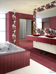 Сафолҳои burgundy дар акс ҳаммом