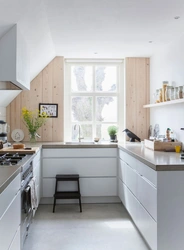 Minimalism in a small kitchen photo