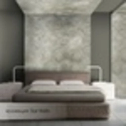 Venetian plaster in the bedroom photo