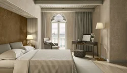 Venetian Plaster In The Bedroom Photo