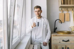 Beautiful Men In The Kitchen Photo