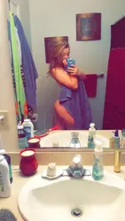Selfie photo in the bathroom 18