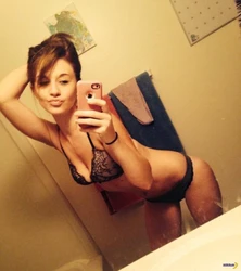 Selfie photo in the bathroom 18