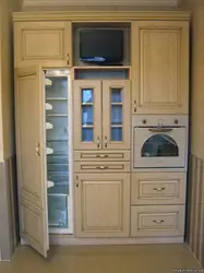 Photo of a classic kitchen with a pencil case