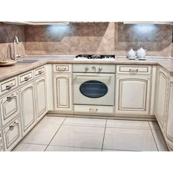 Ivory countertop kitchen photo