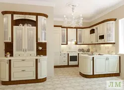 Фото кухни гнутой