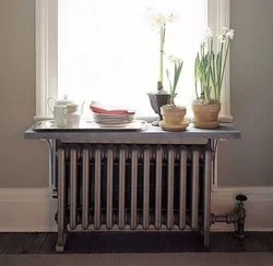Heating Radiator For The Kitchen Photo