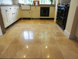 Glossy tiles in the kitchen photo