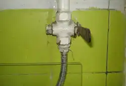 Gas tap in the kitchen photo