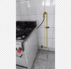 Ас үй фотосындағы газ шүмегі