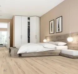 Ağ Laminat Ilə Yataq Otağı Dizaynı