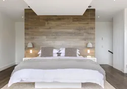 Oq laminat bilan yotoq xonasi dizayni