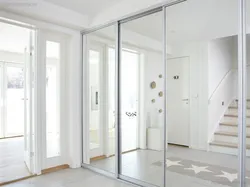 Sliding mirror doors for dressing room photo