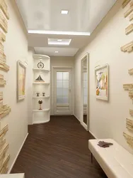 Dar koridorda tavan fotoşəkili