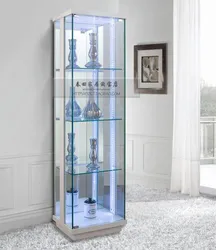 Glass Cabinets For Living Room Photo