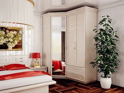 Corner Wardrobe In A Small Bedroom Photo