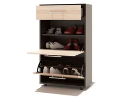 Chest of drawers for shoes in the hallway photo