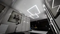Light lines photo in the bedroom