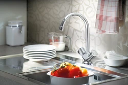 Kitchen sink faucet photo