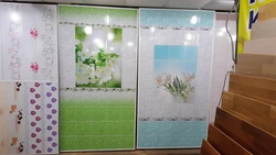 Plastic tiles for kitchen walls photo