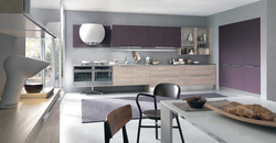 Taupe color in the kitchen interior photo
