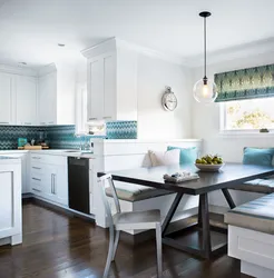 Gray Kitchen Table Design