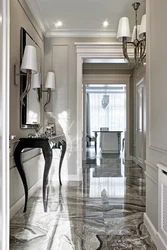 White tiles in the hallway photo