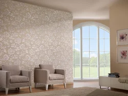 Non-woven wallpaper for the living room photo