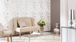 Non-woven wallpaper for the living room photo