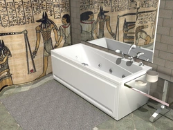 Acrylic bath photo with screen