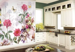 Washable photo wallpaper for the kitchen photo