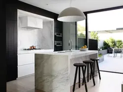 White island in the kitchen photo