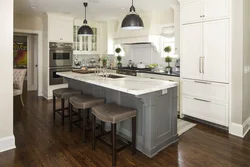 White island in the kitchen photo
