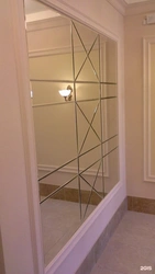 Mirror with bevel in the hallway photo