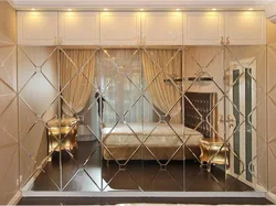 Mirror with bevel in the hallway photo