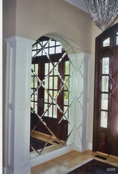 Mirror with bevel in the hallway photo