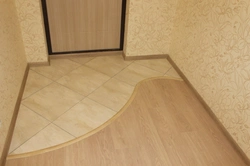 Hallway tiles and linoleum photo