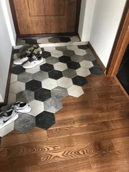 Hallway tiles and linoleum photo