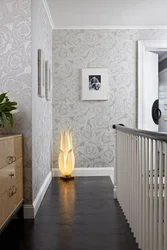 How to glue wallpaper in the hallway photo