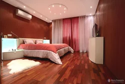 Wallpaper And Flooring For The Bedroom Photo