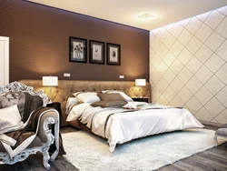Wallpaper and flooring for the bedroom photo