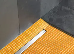 Vanna otağı fotoşəkildə drenajlı duş