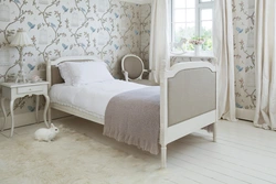 Bed in the bedroom Provence photo