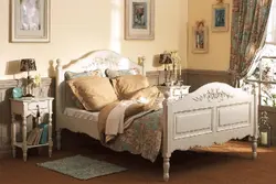 Bed in the bedroom Provence photo