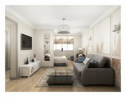 Design Of A Small Apartment 40 Sq M 2 Rooms
