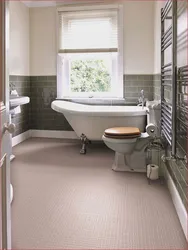 Bathroom floor finishing photo